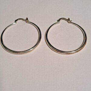 925 silver hoop earrings